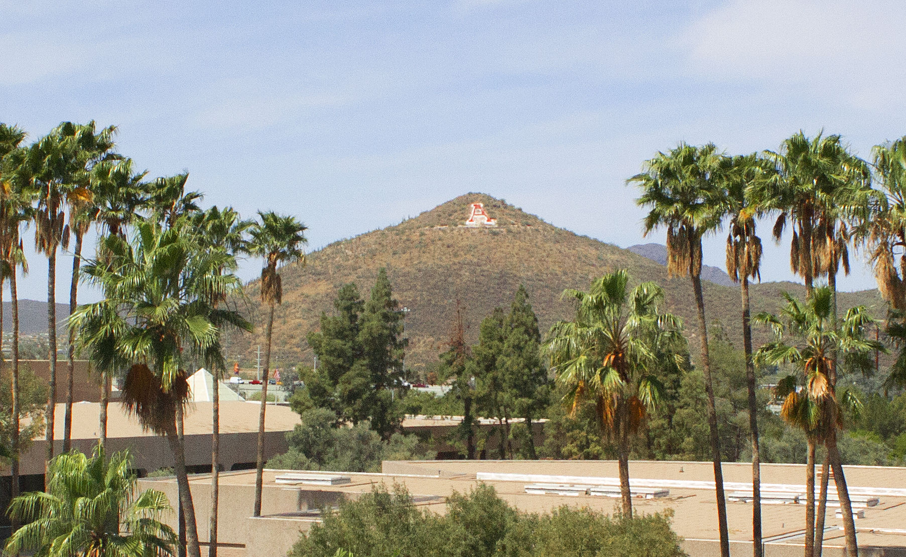 Red A Mountain
